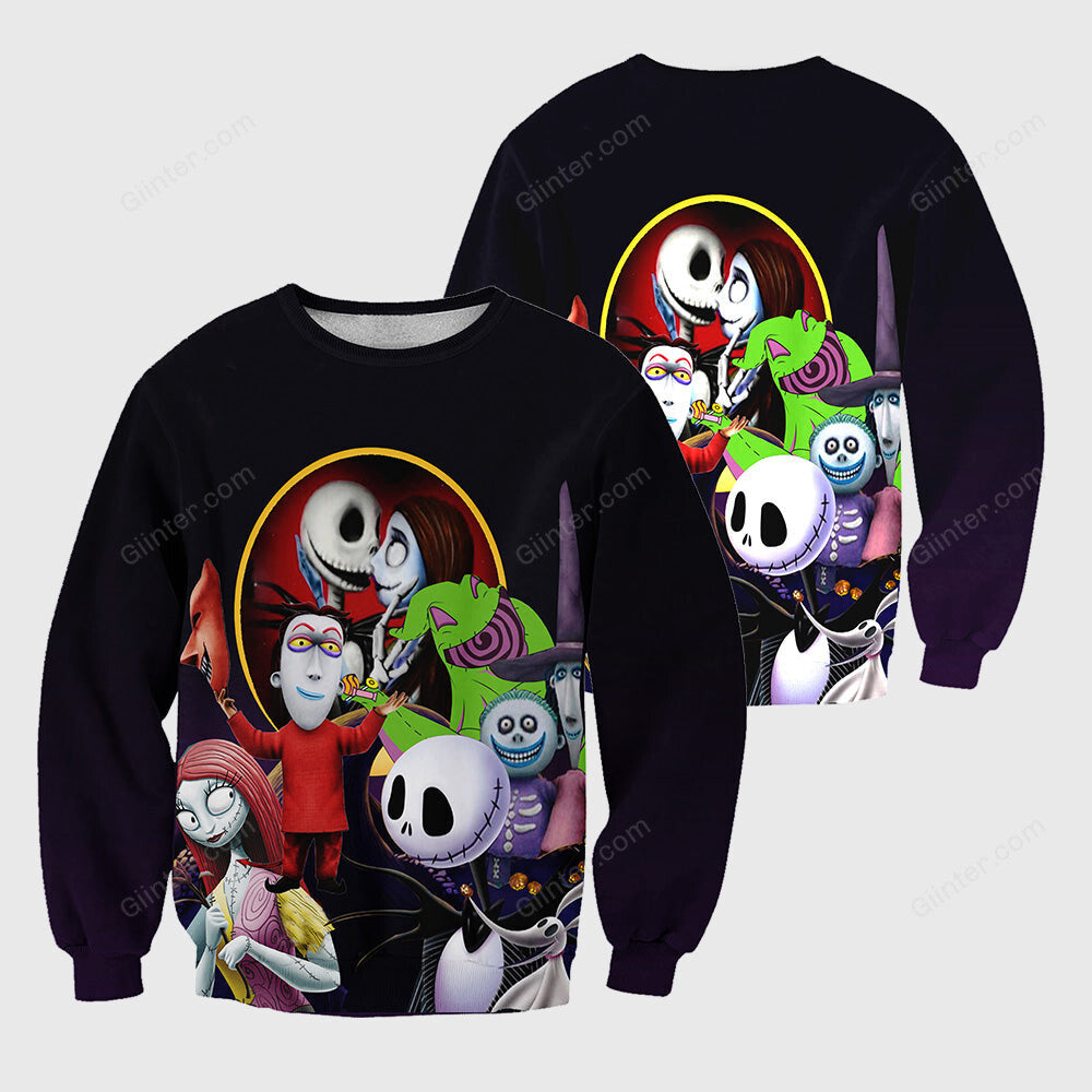 Jack Skellington 3D All Over Printed Shirts For Men And Women 459