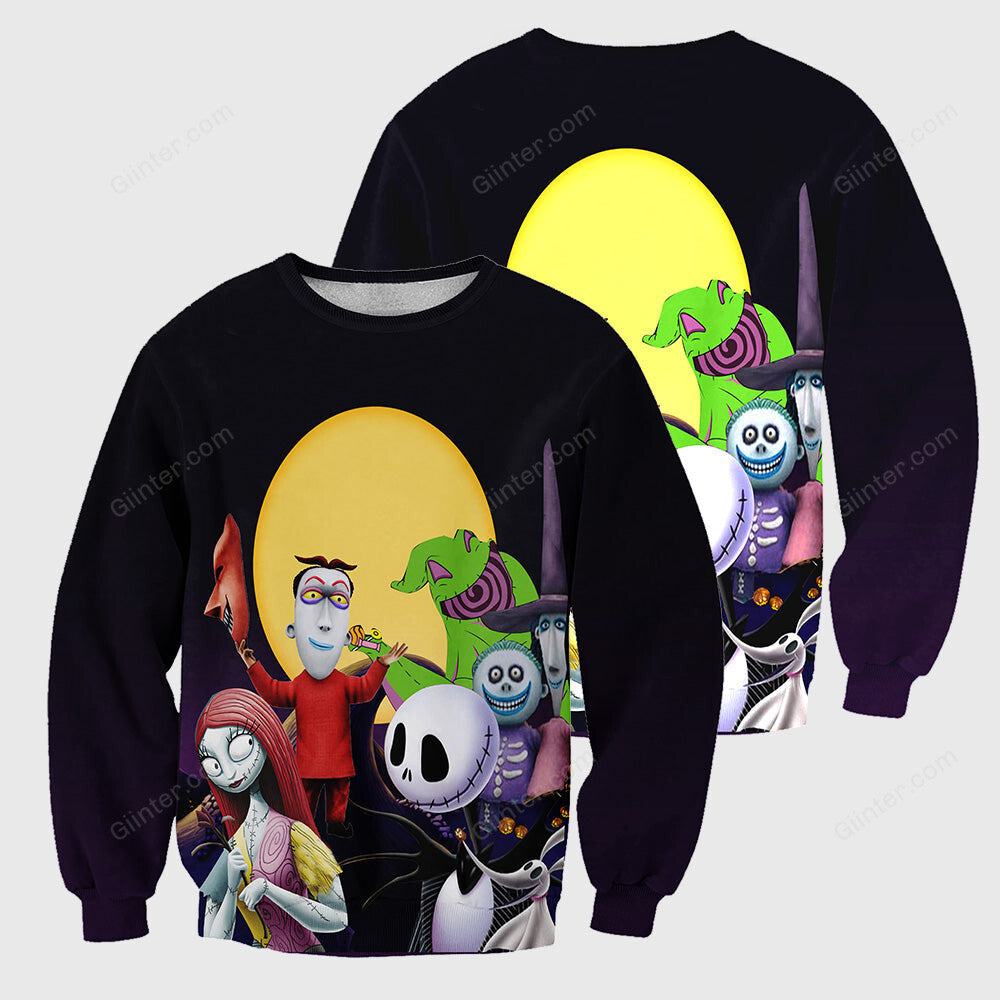Jack Skellington 3D All Over Printed Shirts For Men And Women 460