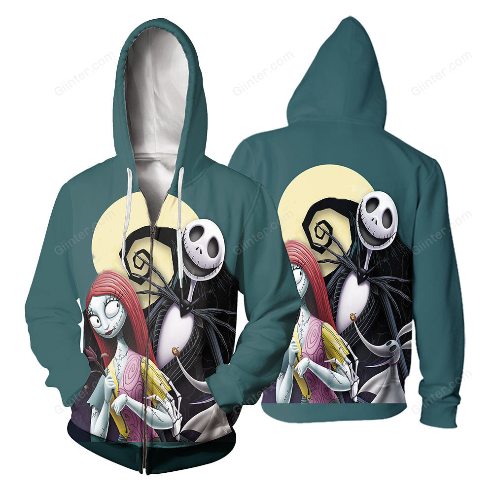 Jack Skellington 3D All Over Printed Shirts For Men And Women 520