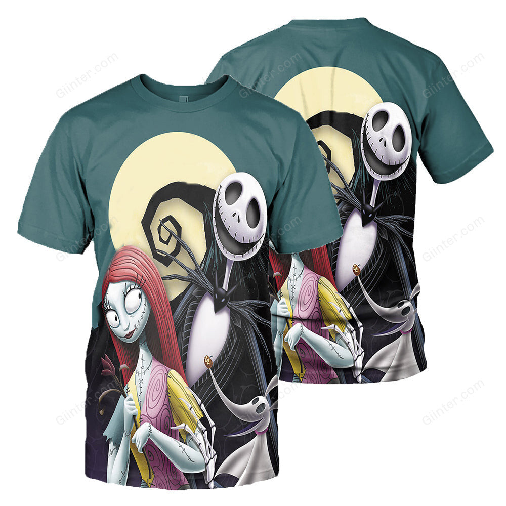 Jack Skellington 3D All Over Printed Shirts For Men And Women 520