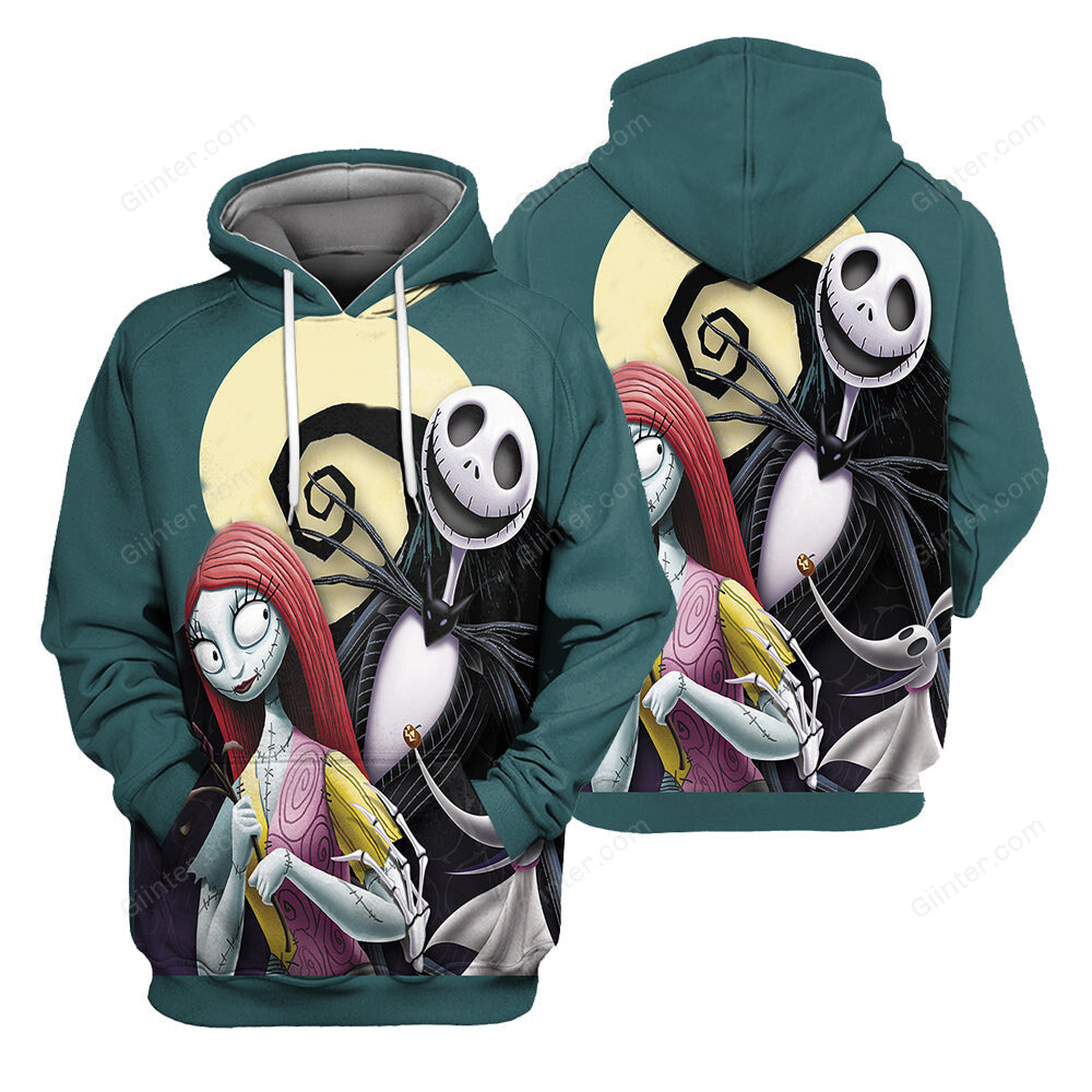 Jack Skellington 3D All Over Printed Shirts For Men And Women 520