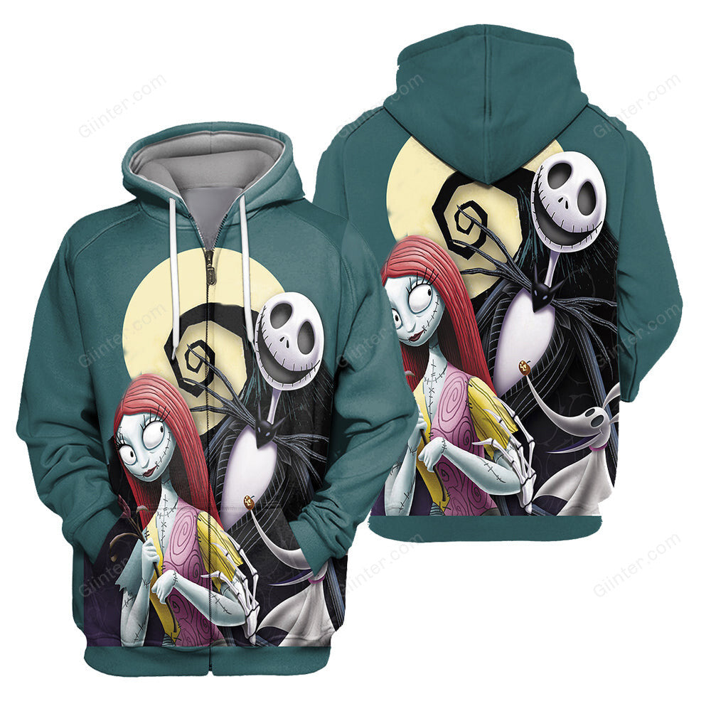 Jack Skellington 3D All Over Printed Shirts For Men And Women 520