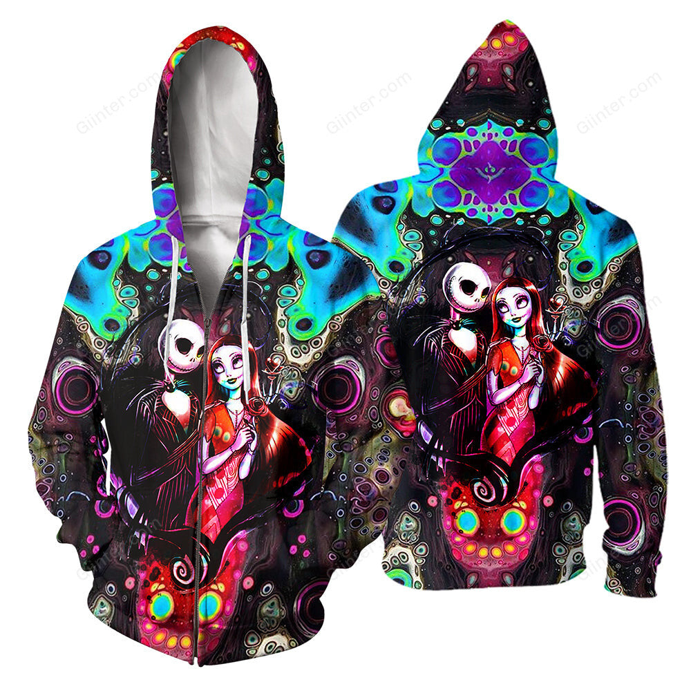Jack Skellington 3D All Over Printed Shirts For Men And Women 74