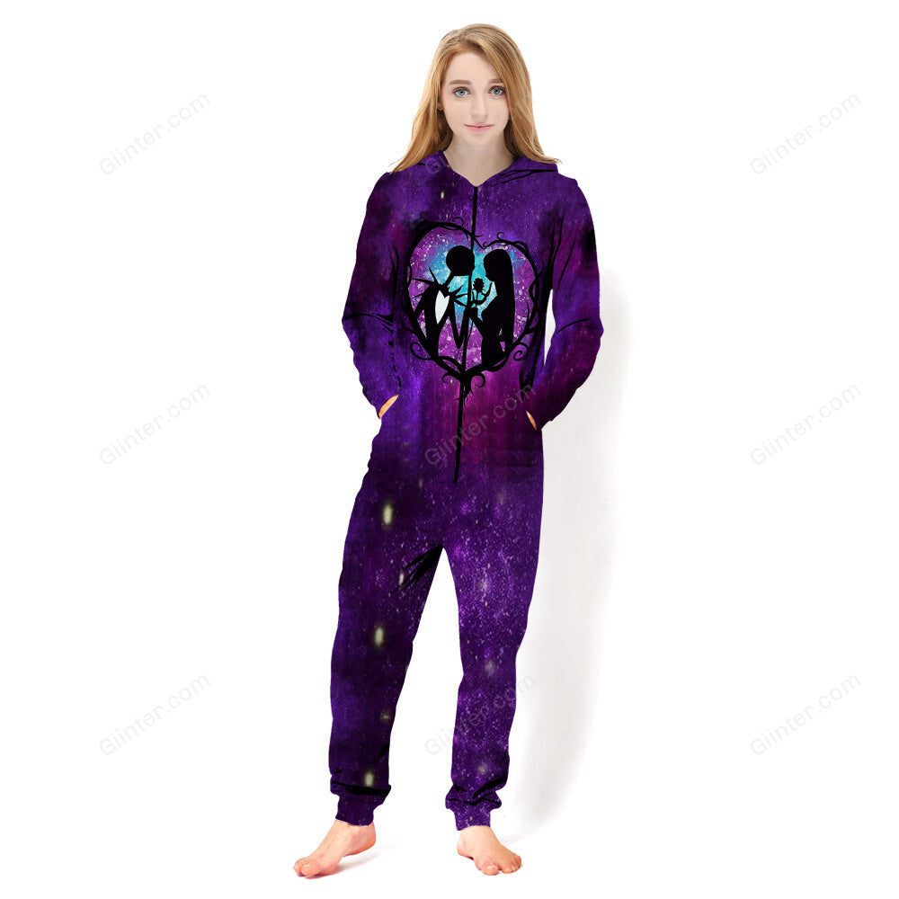 Jack Skellington 3D All Over Printed Unisex Jumpsuit