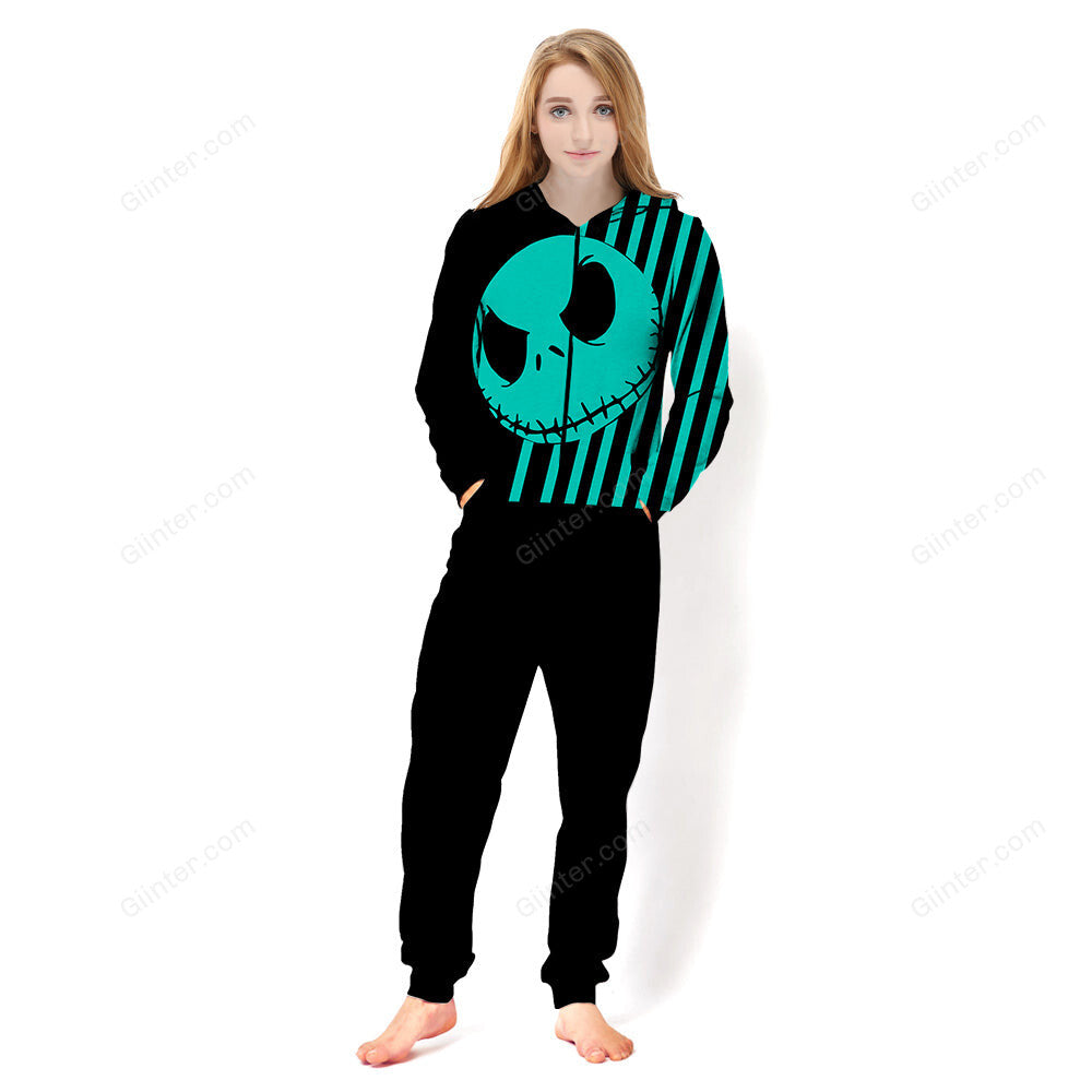 Jack Skellington 3D All Over Printed Unisex Jumpsuit