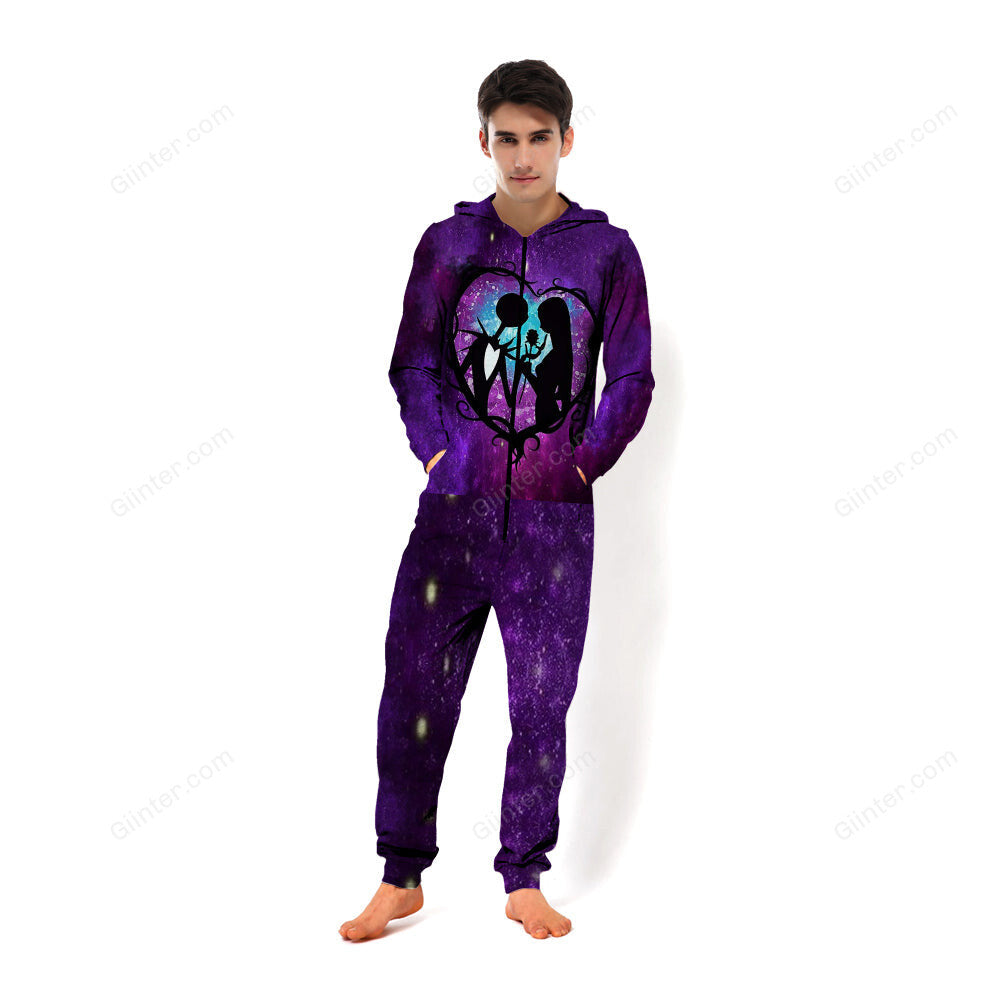 Jack Skellington 3D All Over Printed Unisex Jumpsuit