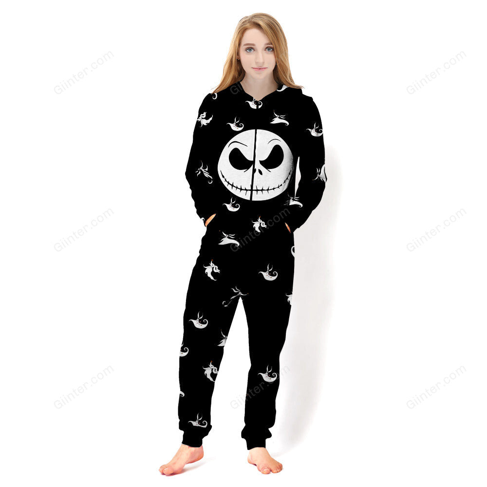 Jack Skellington 3D All Over Printed Unisex Jumpsuit