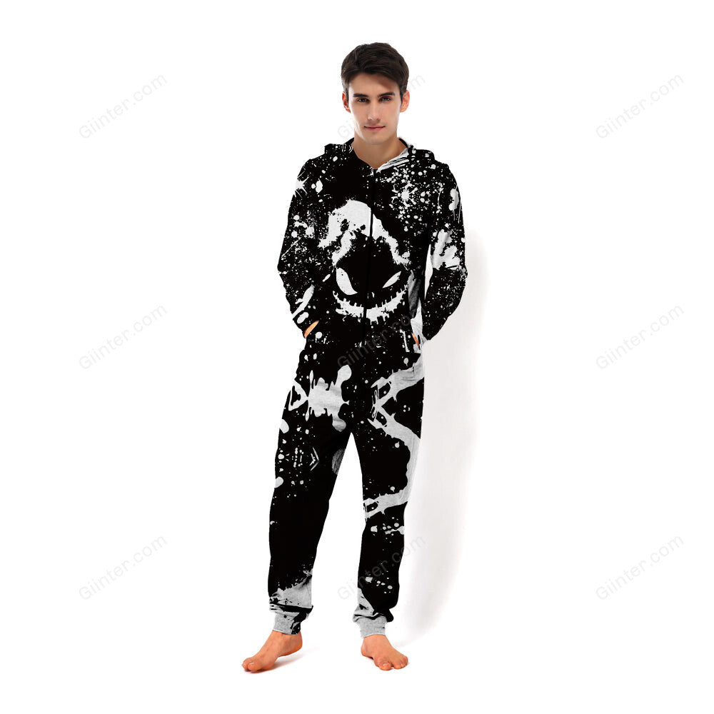 Jack Skellington 3D All Over Printed Unisex Jumpsuit 01