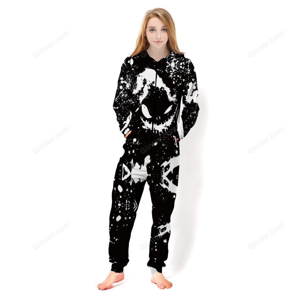 Jack Skellington 3D All Over Printed Unisex Jumpsuit 01