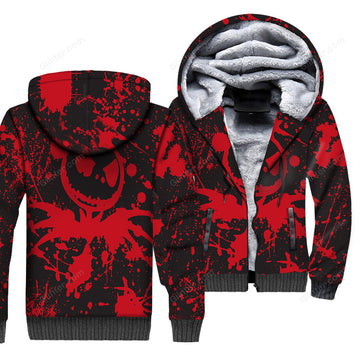 Jack Skellington 3D Print Painted Hoodies - Red & Purple (LIMITED EDITION)
