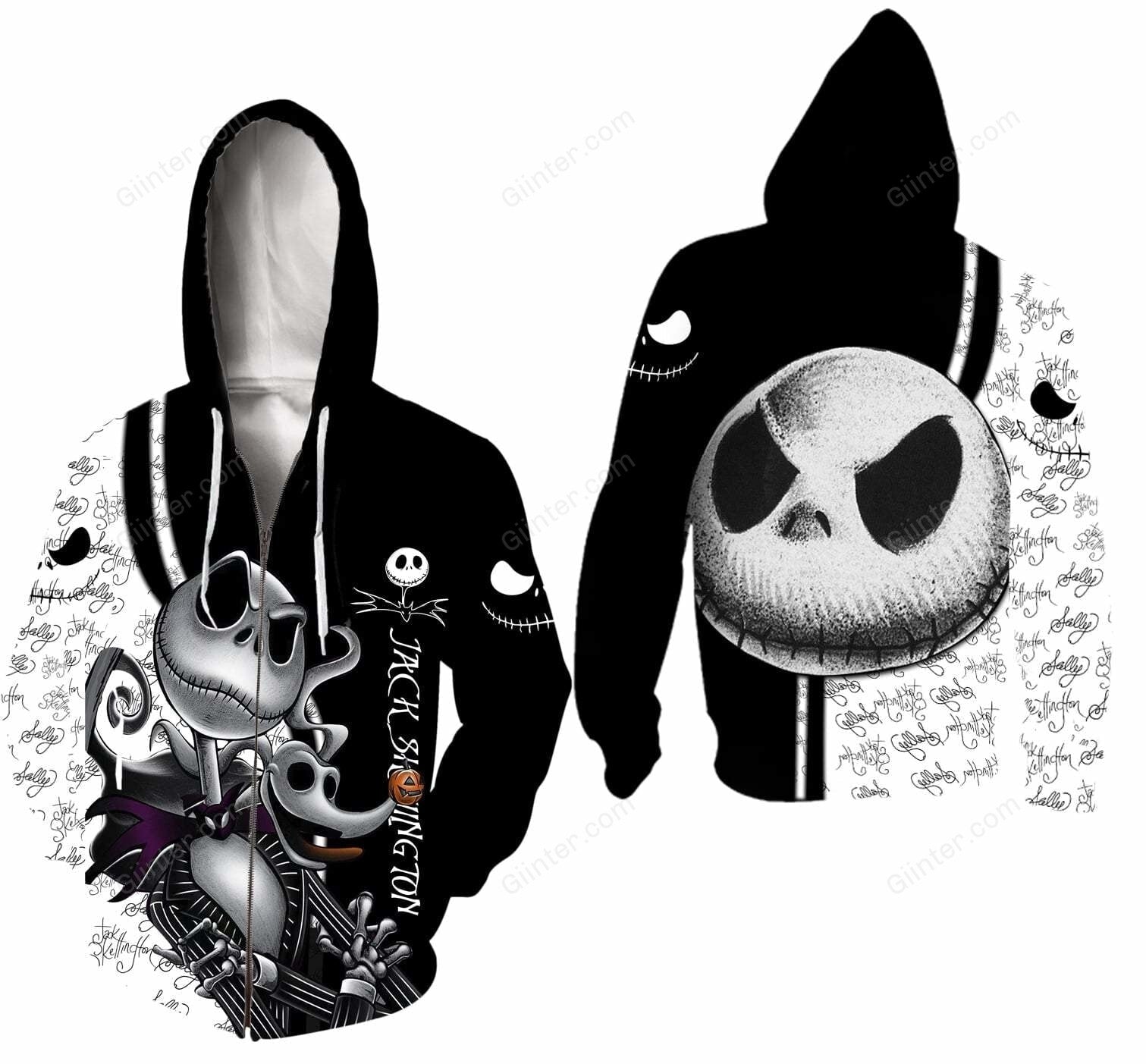 Jack Skellington 3D Shirts All Over Printed GINNBC70347