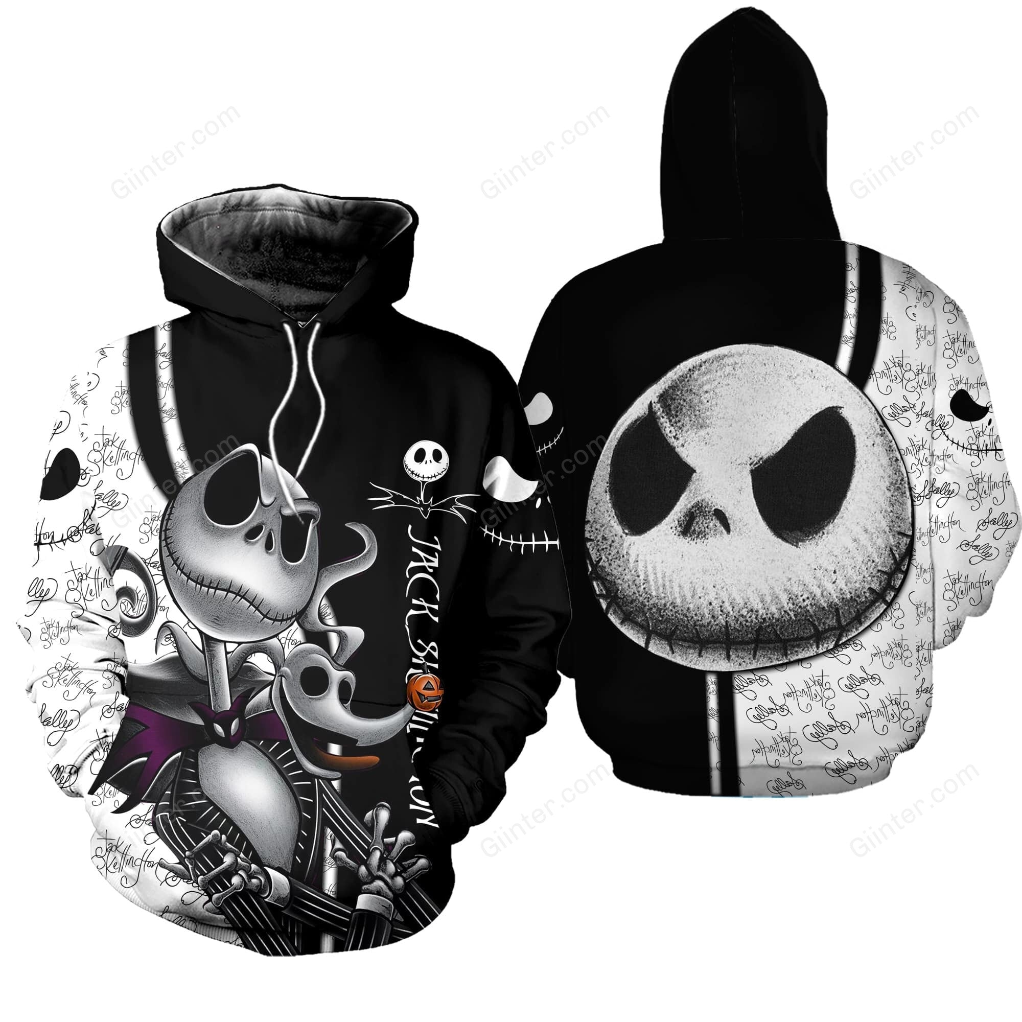 Jack Skellington 3D Shirts All Over Printed GINNBC70347