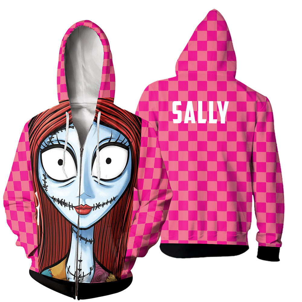 Jack Skellington and Sally 3D All Over Printed Shirts For Men And Women