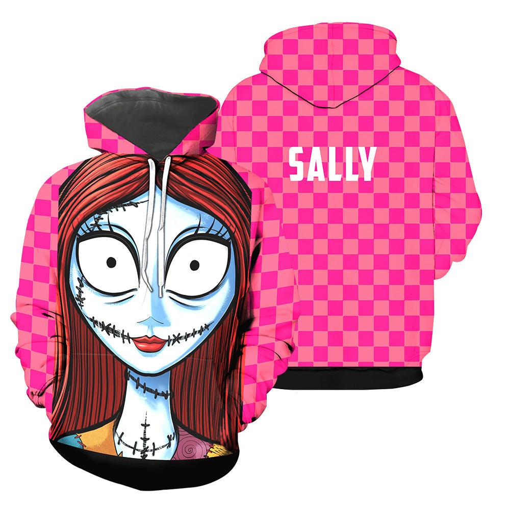 Jack Skellington and Sally 3D All Over Printed Shirts For Men And Women