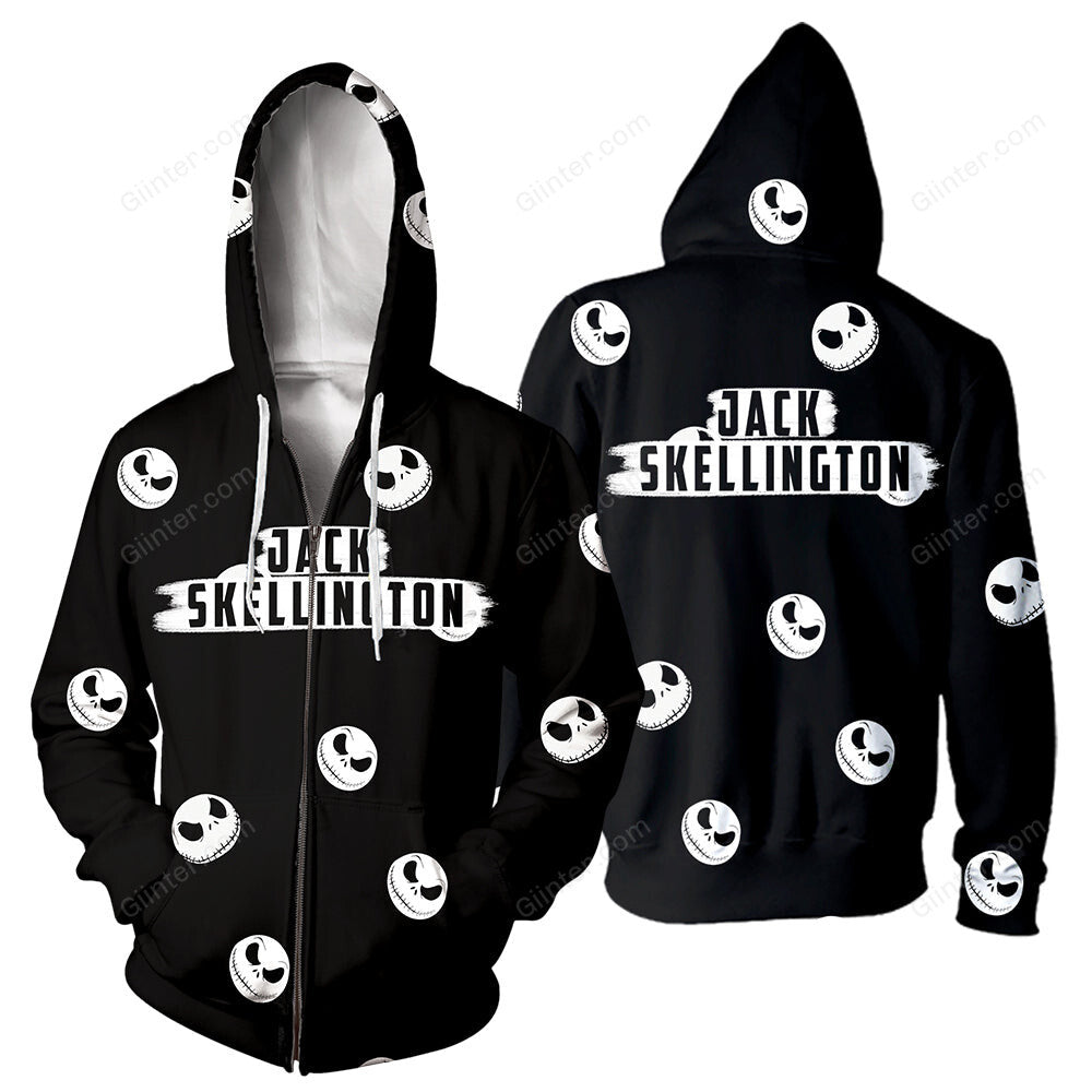 Jack Skellington and Sally Icon 3D All Over Printed Shirts For Men And Women