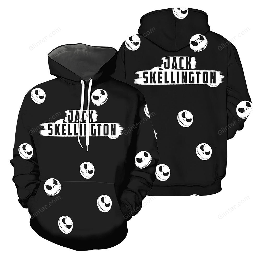 Jack Skellington and Sally Icon 3D All Over Printed Shirts For Men And Women