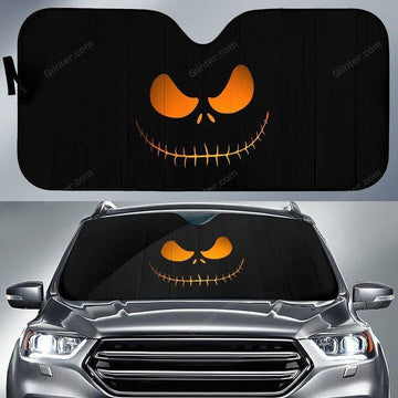jack skellington auto sun shade