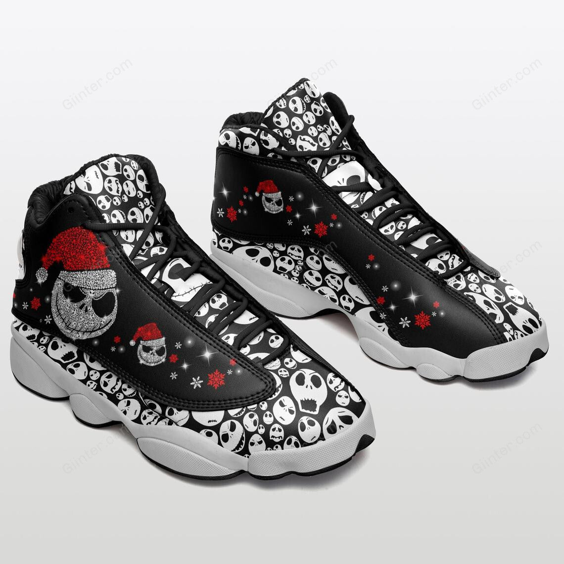 Jack Skellington Christmas Jordan 13 Shoes 601