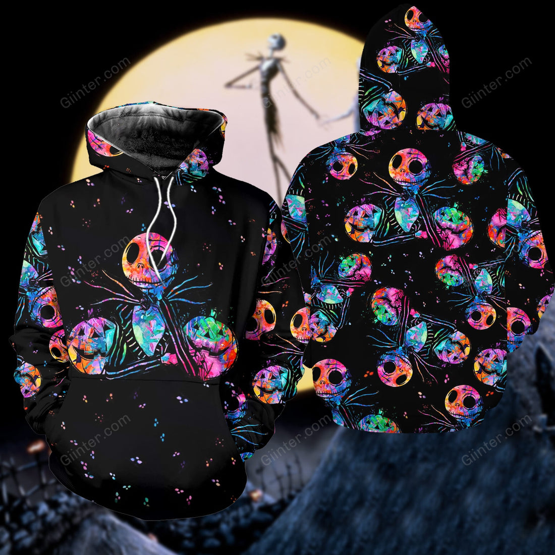 Jack Skellington Color Combo Hoodie & Legging GINNBC85437