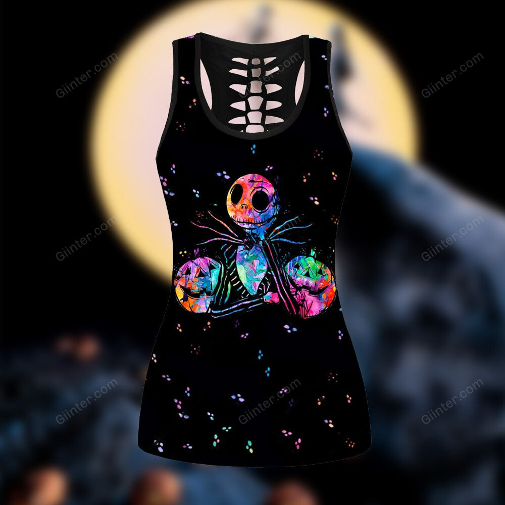 Jack Skellington Color Women Tank Top & Legging GINNBC85437