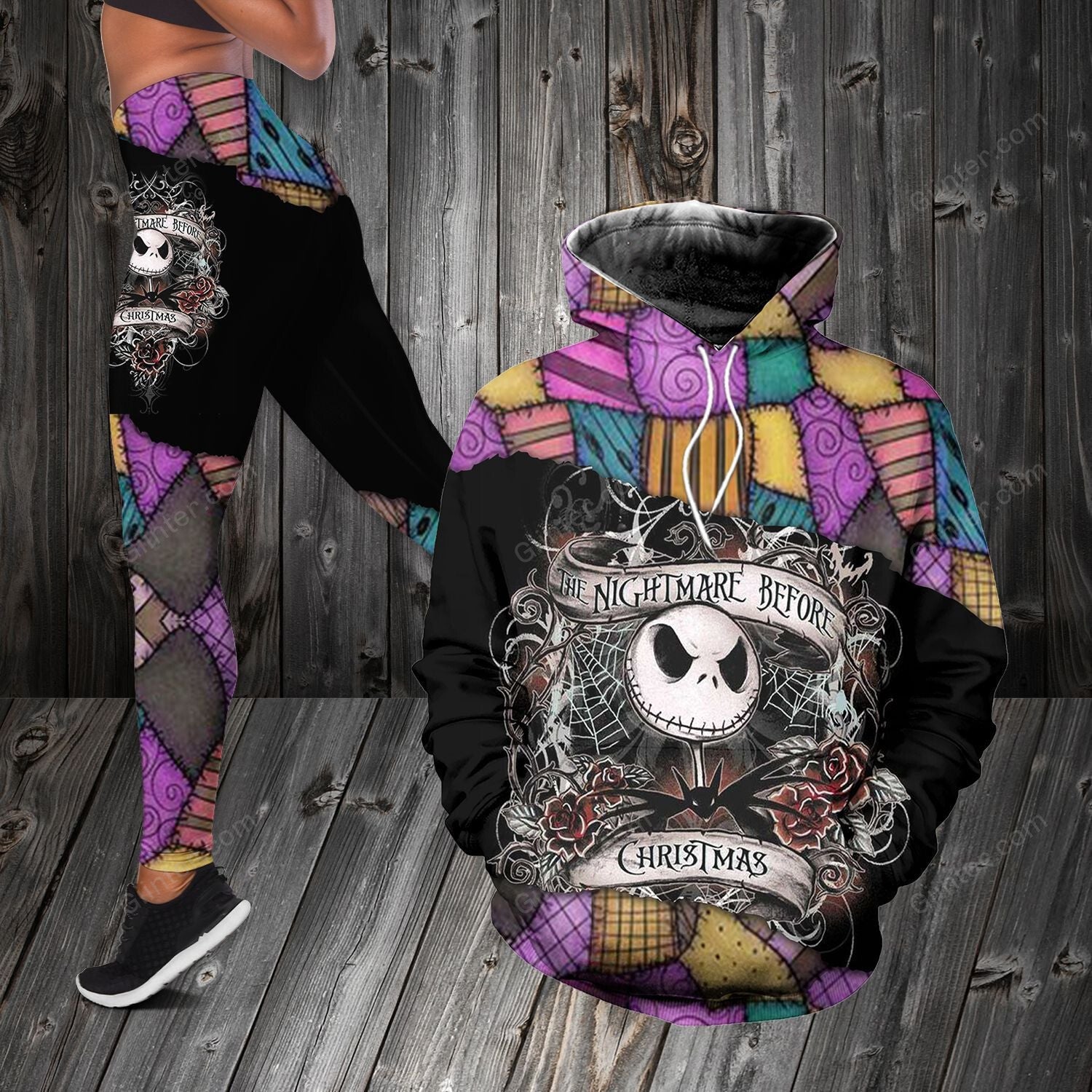 Jack Skellington Combo Hoodie & Legging 570
