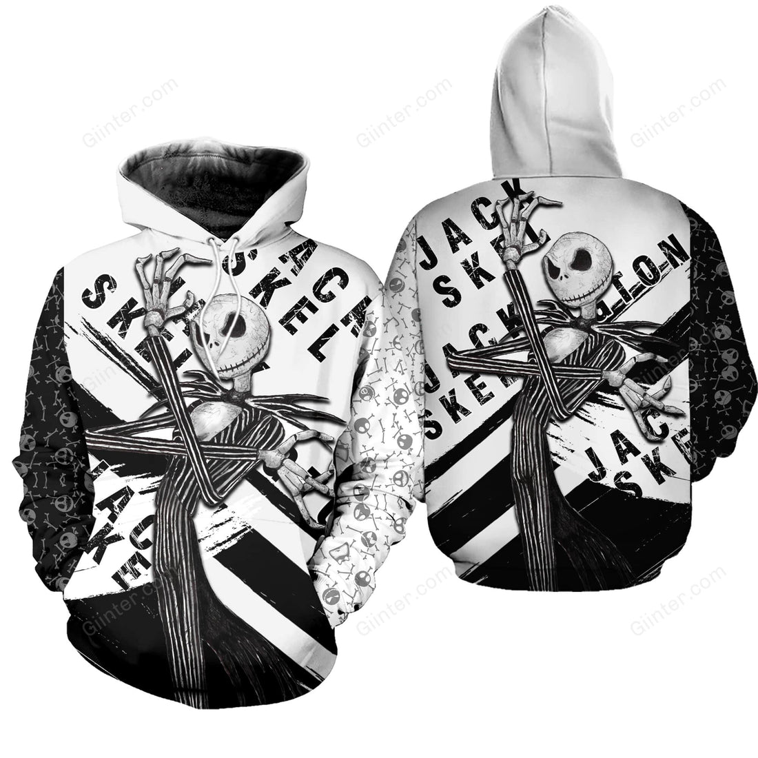 Jack Skellington Combo Hoodie & Legging 675