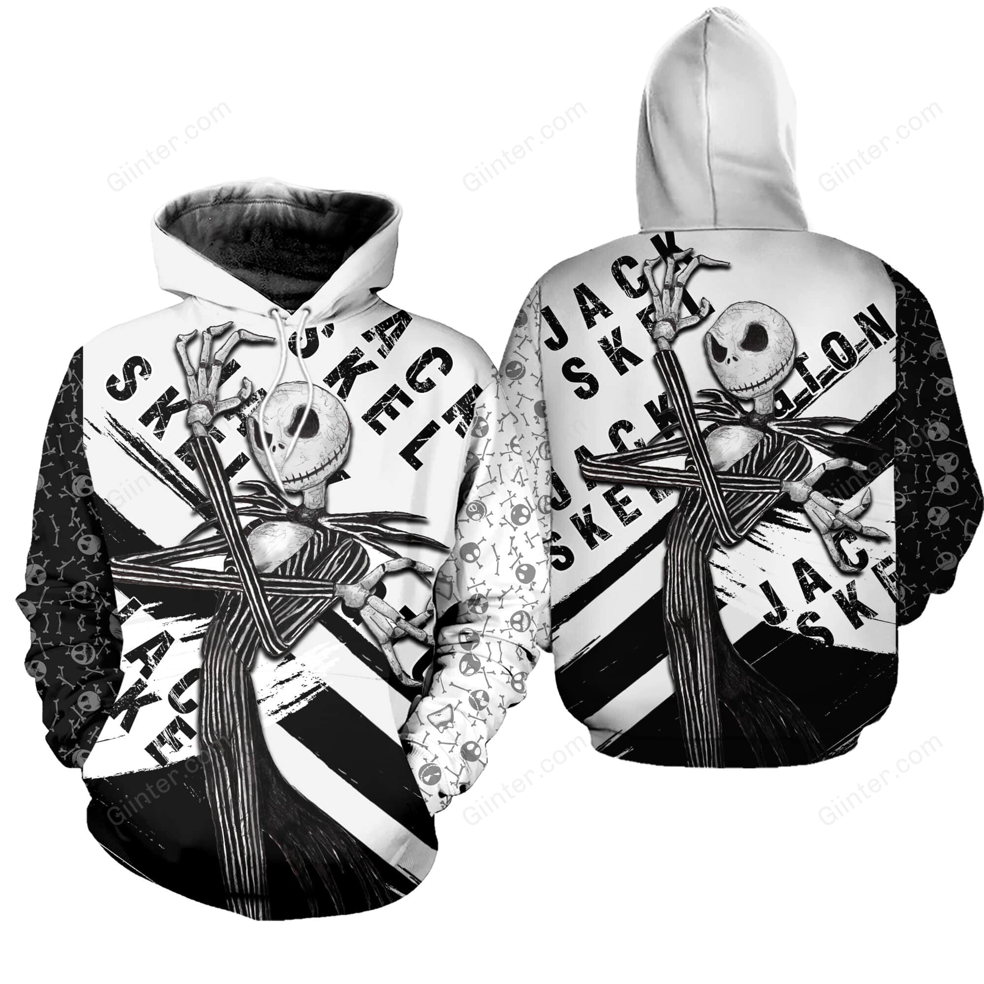 Jack Skellington Combo Hoodie & Legging 675