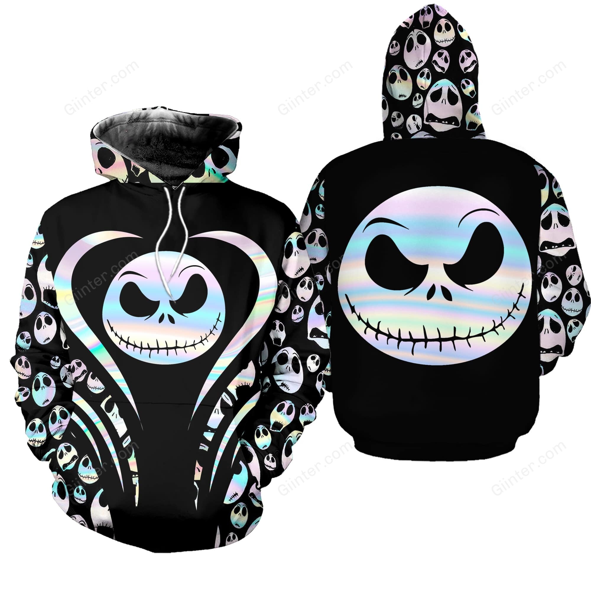 Jack Skellington Combo Hoodie & Legging 676