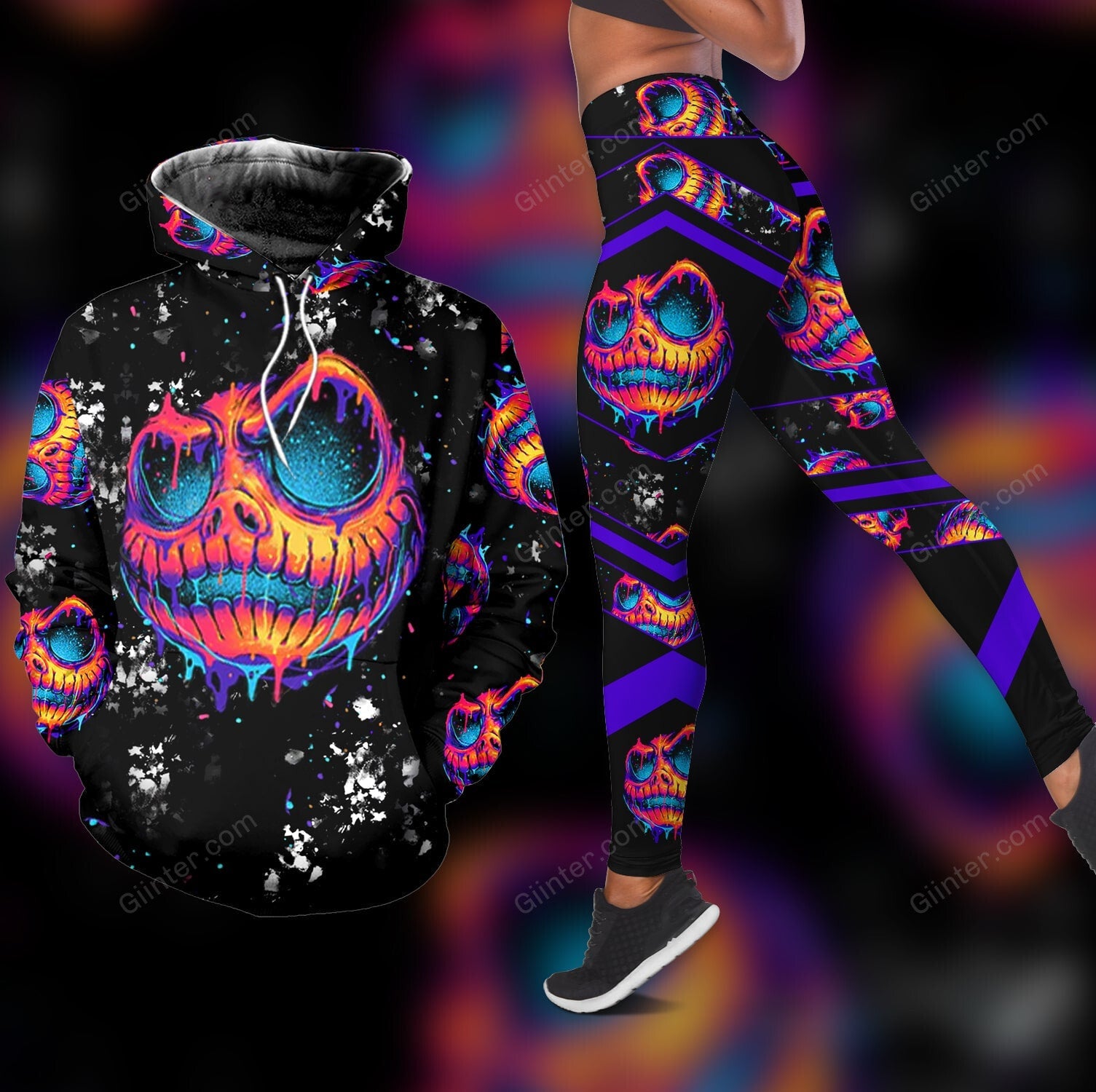 jack skellington combo hoodie leggings