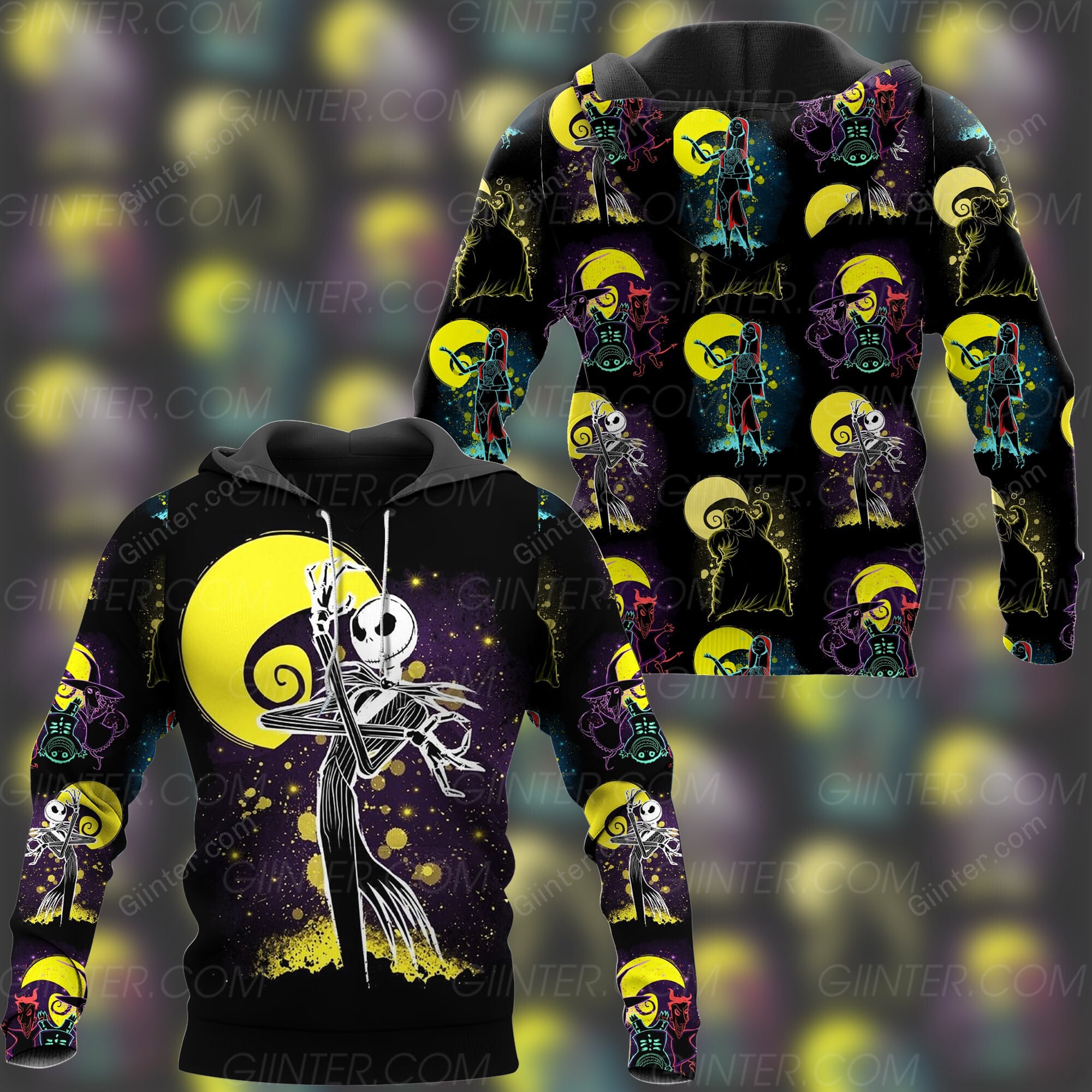 Jack Skellington Combo Hoodie & Legging GINNBC91215