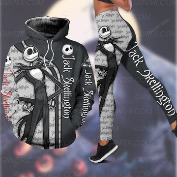 Jack Skellington Combo Hoodie & Legging GINNBC94562