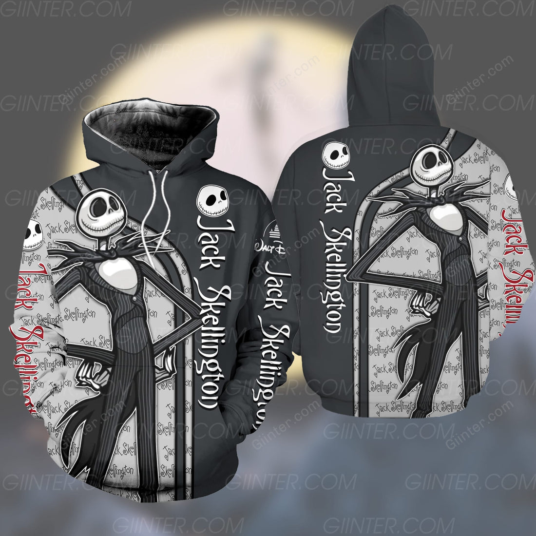 Jack Skellington Combo Hoodie & Legging GINNBC94562