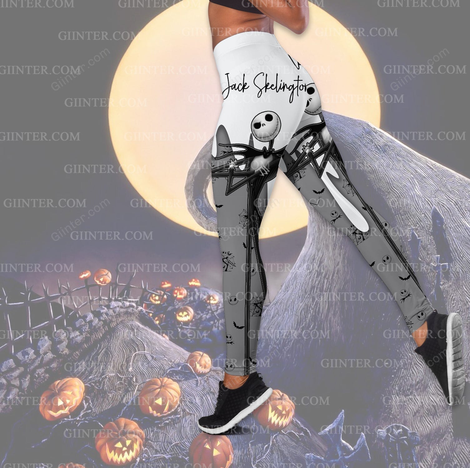 Jack Skellington Combo Hoodie & Legging GINNBC94639