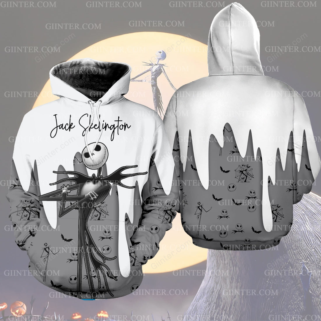Jack Skellington Combo Hoodie & Legging GINNBC94639