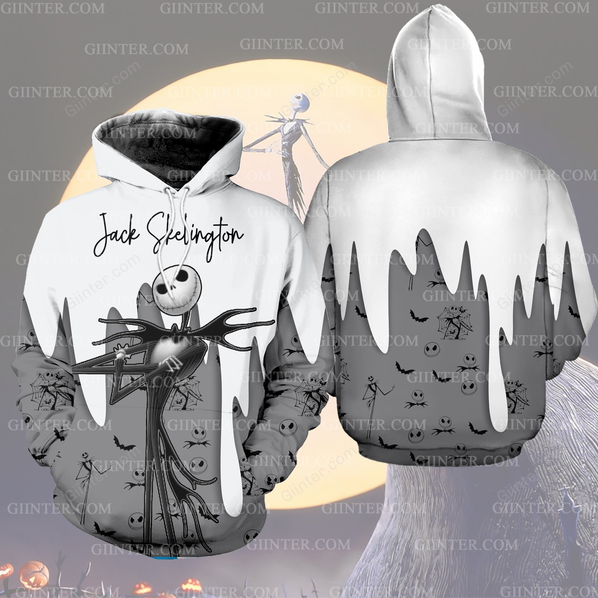 Jack Skellington Combo Hoodie & Legging GINNBC94639
