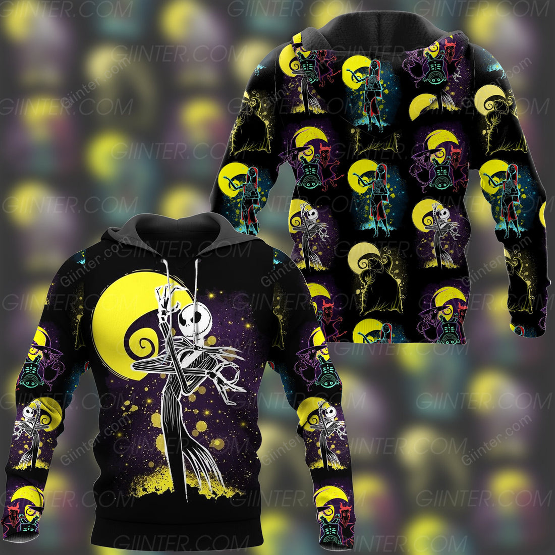 Jack Skellington Combo Hoodie & Sweatpants GINNBC91215