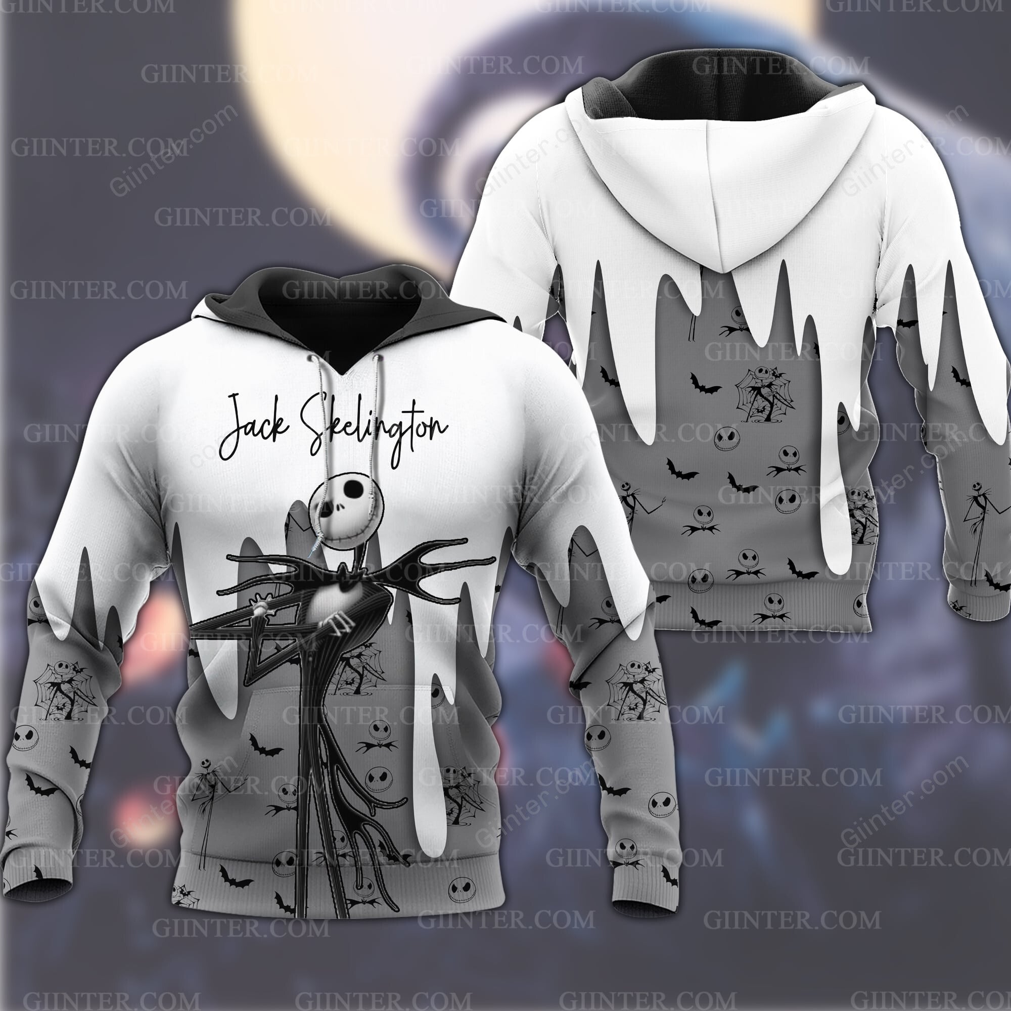 Jack Skellington Combo Hoodie & Sweatpants GINNBC94639