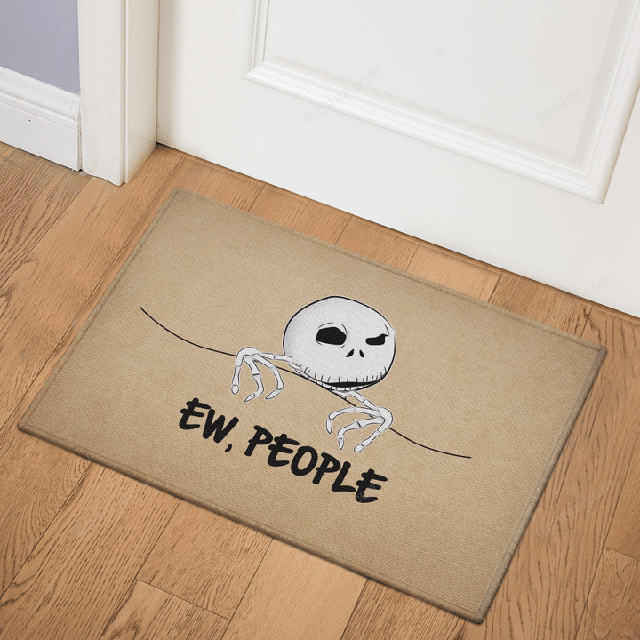 jack skellington door mat