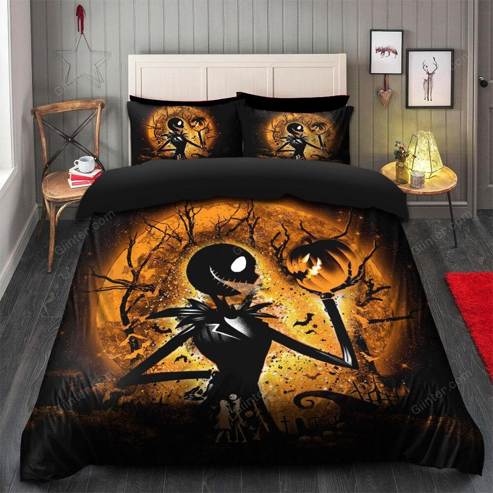 Jack Skellington Duvet Cover Bedding Set GINNBC100316