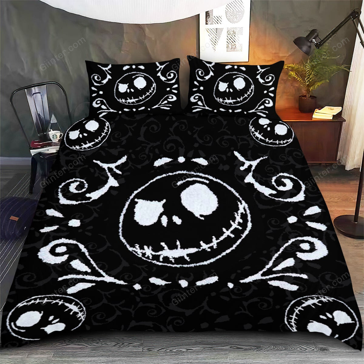 jack skellington bedding set 
