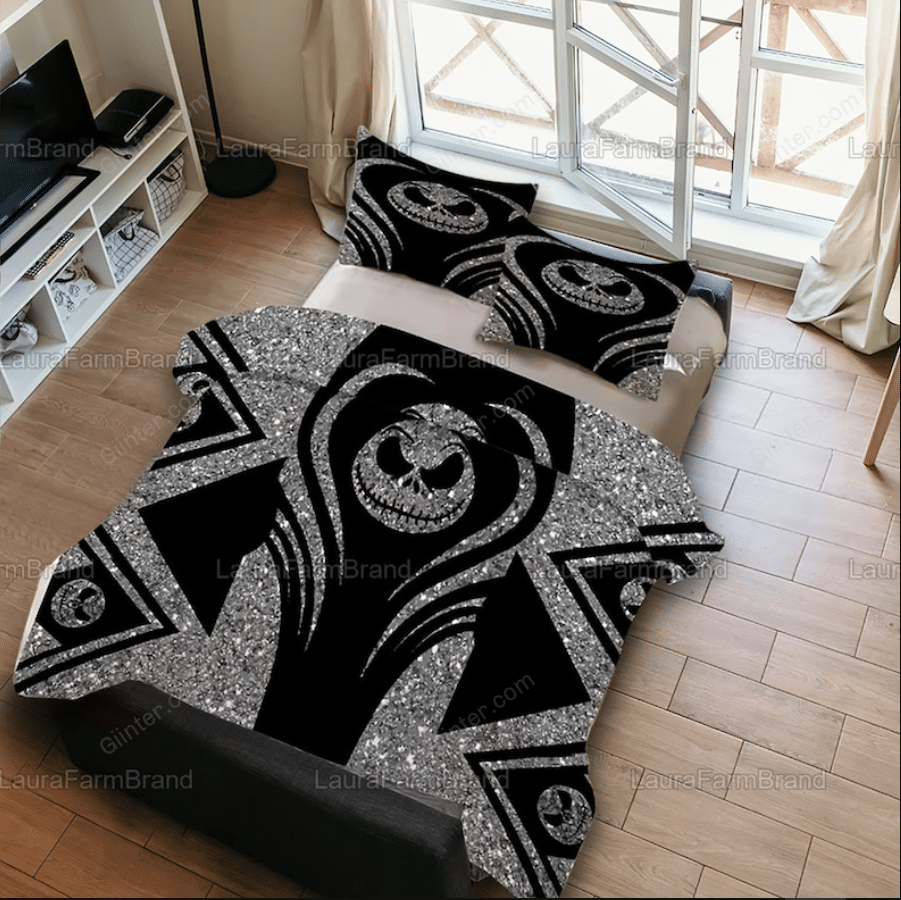 Jack Skellington Duvet Cover Bedding Set GINNBC96175