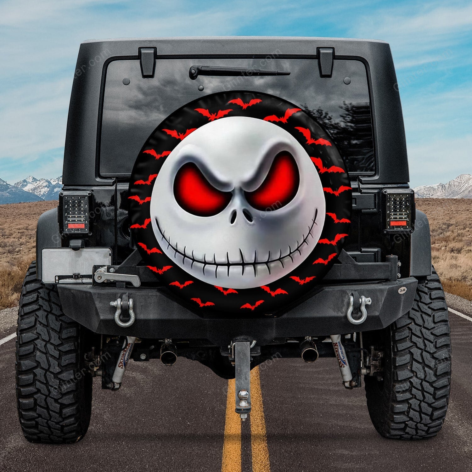 jack skellington tire cover