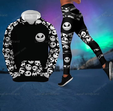 Jack Skellington Faces Combo Hoodie & Legging GINNBC96267