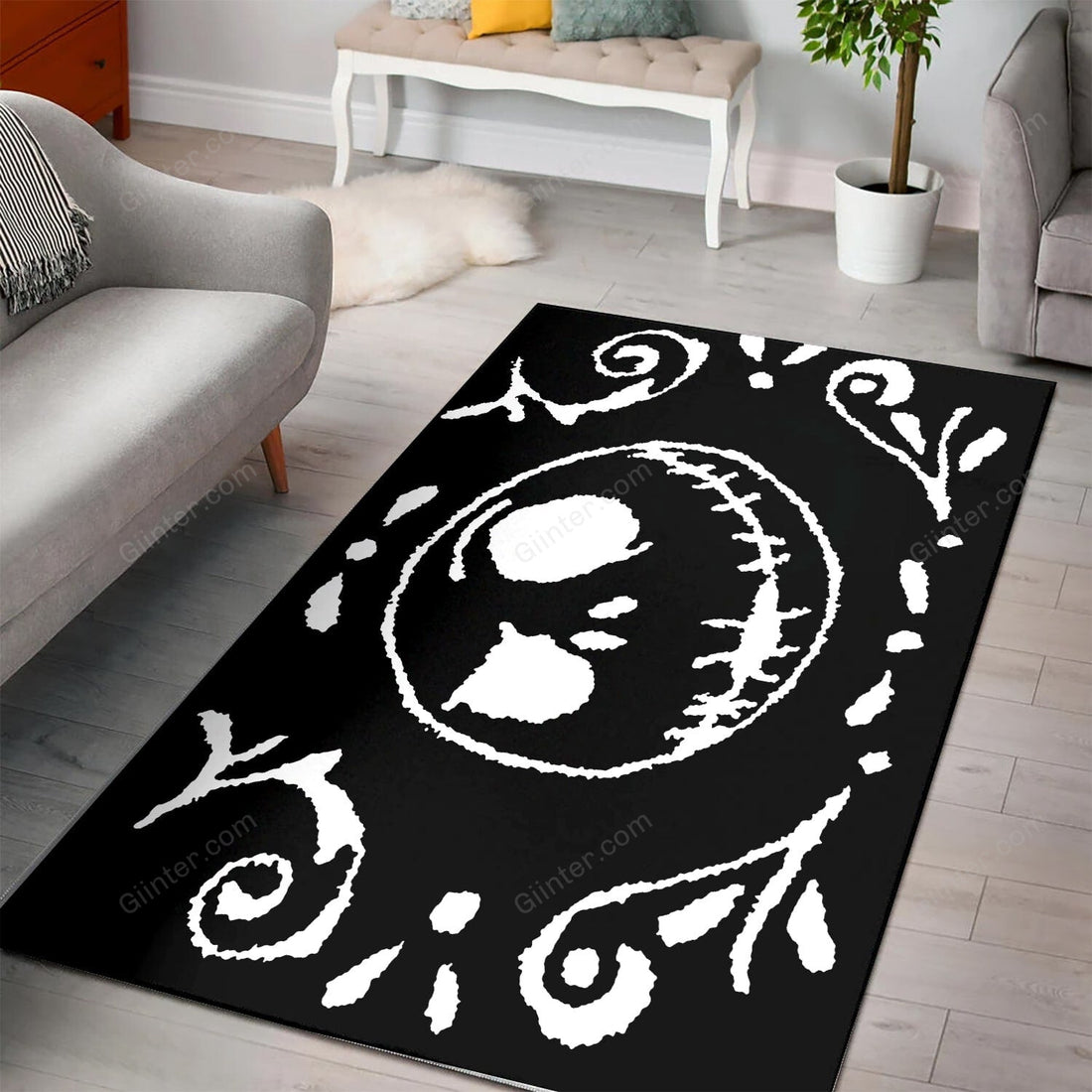 jack skellington rug