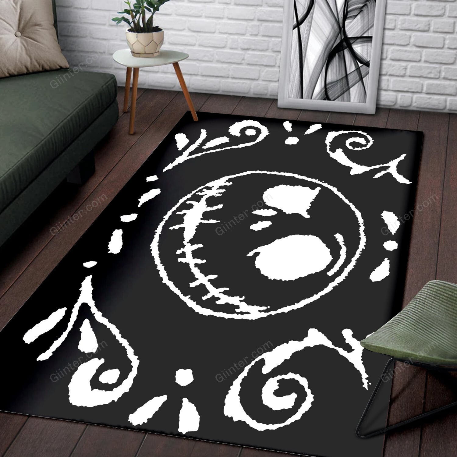 jack skellington rug