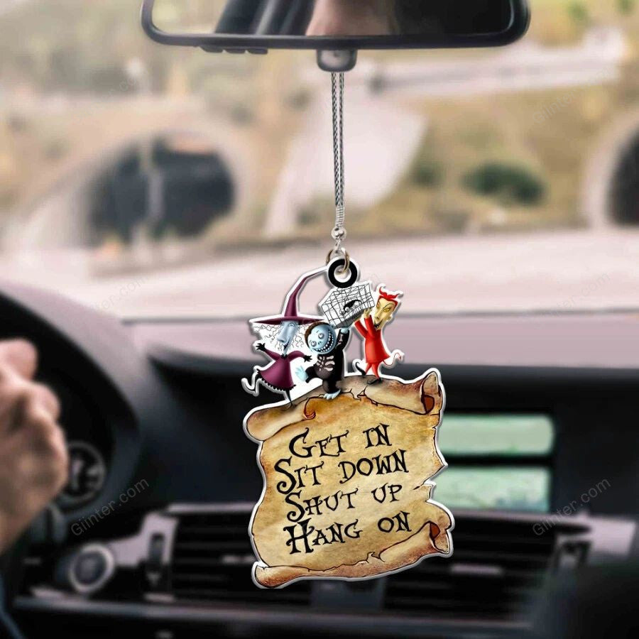 Jack Skellington Get In Sit Down Car Hanging Ornament