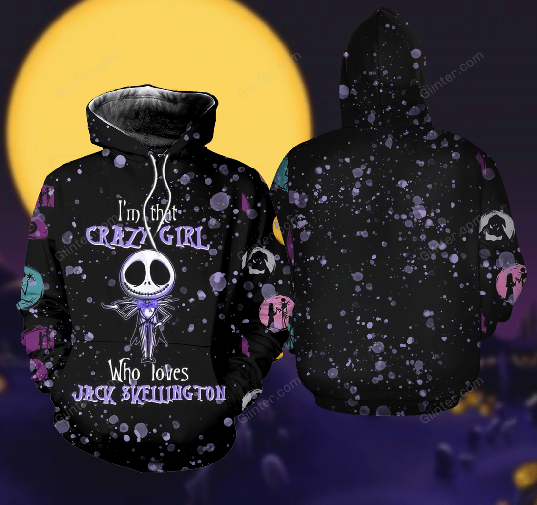Jack Skellington Girl Combo Hoodie & Legging GINNBC102634