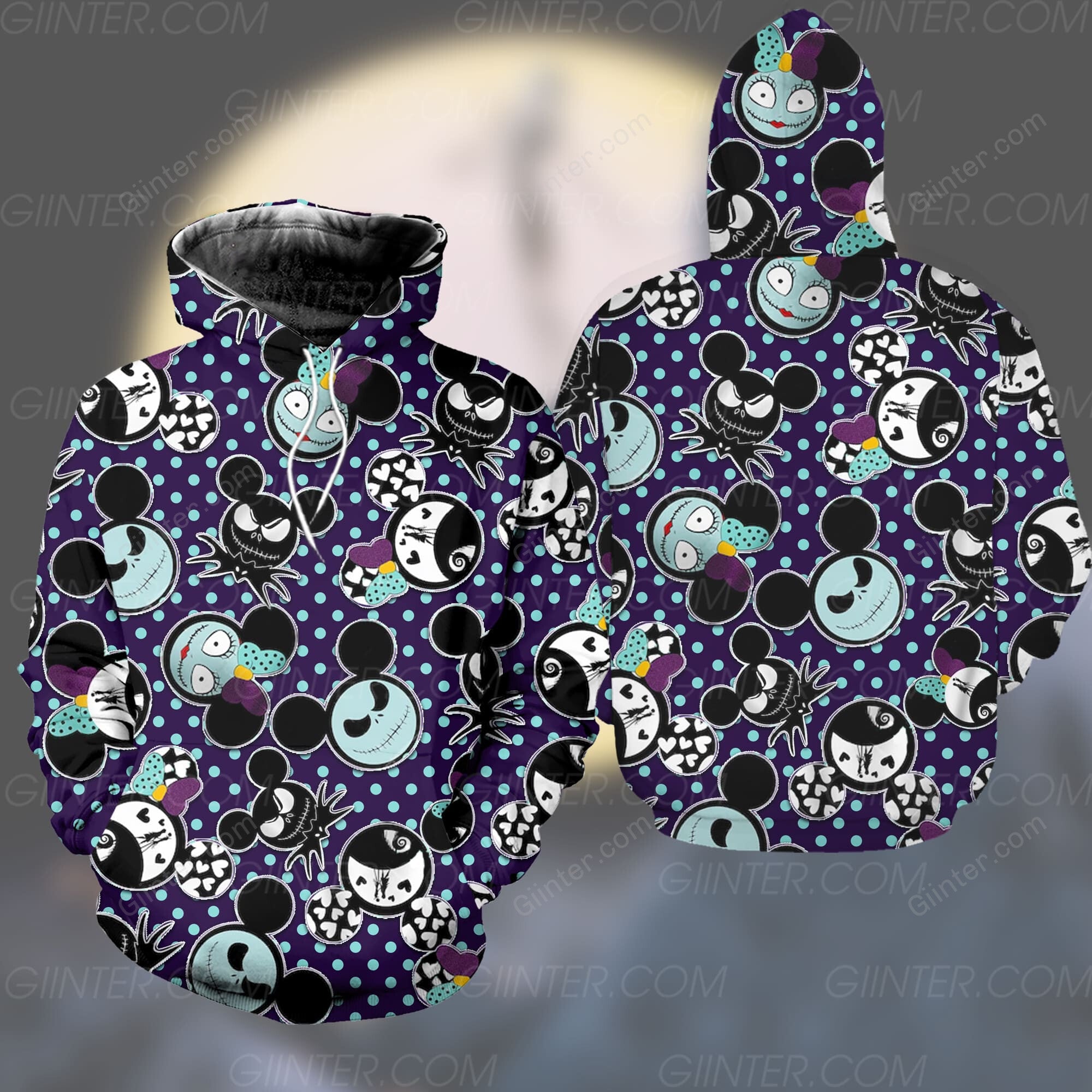 Jack Skellington Girl Combo Hoodie & Legging GINNBC907112