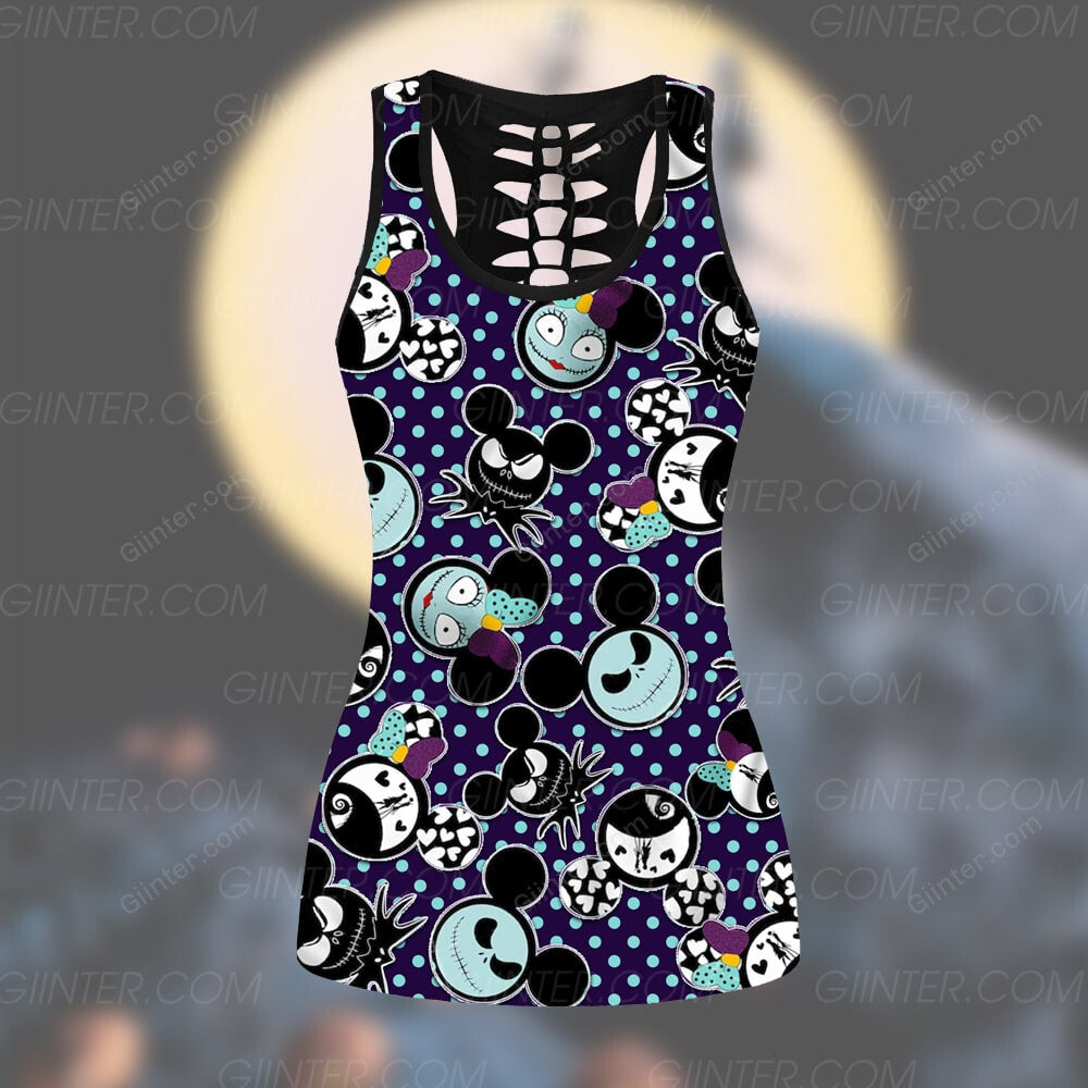 Jack Skellington Girl Women Tank Top & Legging GINNBC907112