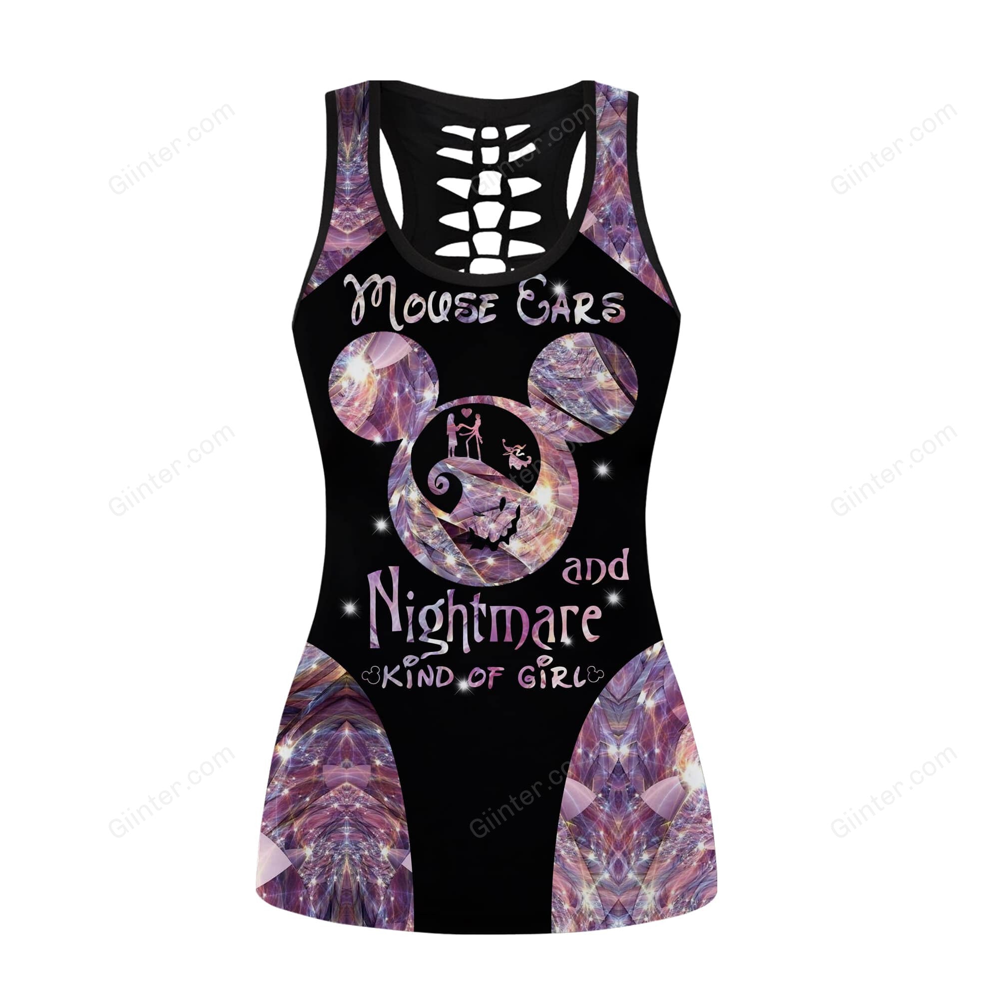 Jack Skellington Girl Women Tank Top & Leggings 657